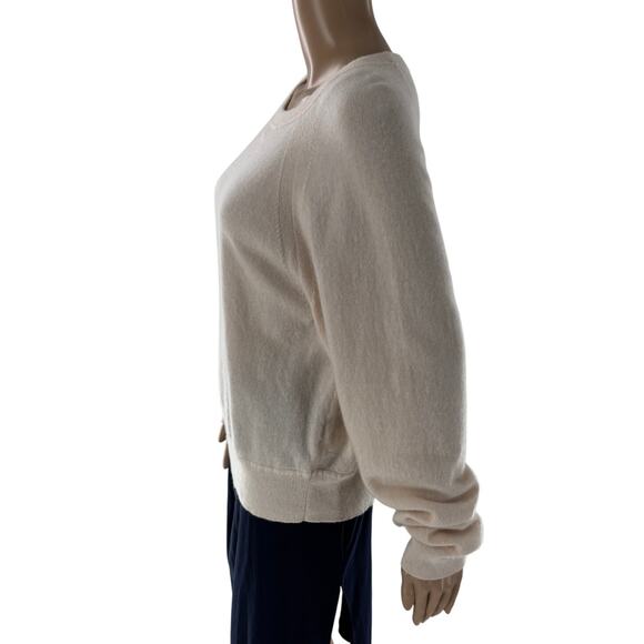 J. Crew Heather Muslin Cream Cashmere Crewneck Pullover Sweatshirt - Picture 6 of 9